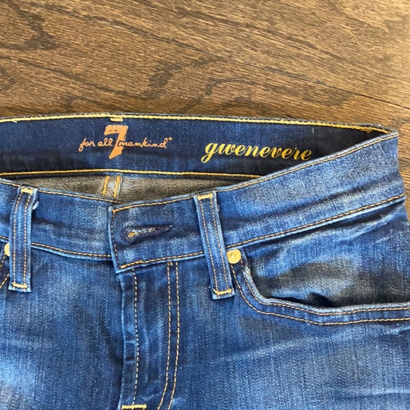 7 for all mankind Gwenevere jeans size 25, worn a few times, perfect condition - Picture 2 of 5